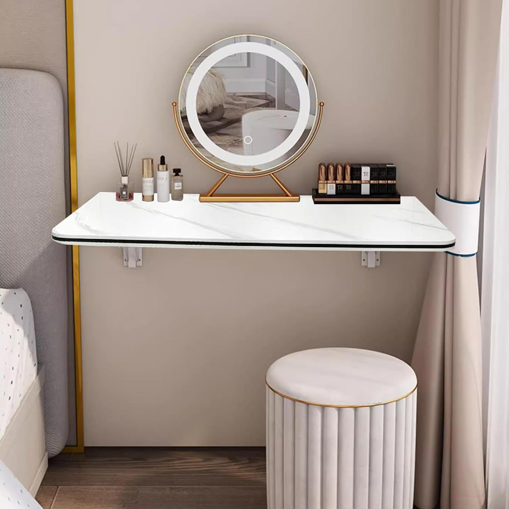 FGHDFH Wall Mounted Folding Table for Computer, Floating Desk for Wall Small Spaces - image 4