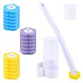DODUOS Disposable Toilet Wand Kit | 360° Cleaning System with 18 Refills