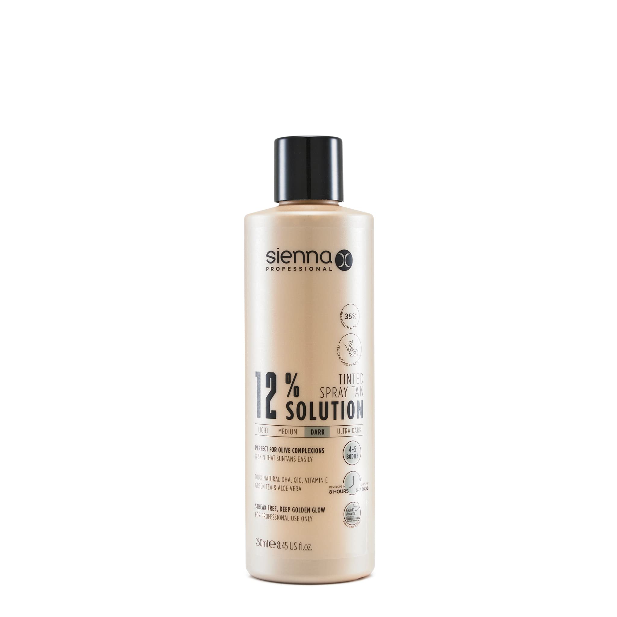 Sienna X 12% DHA Professional Spray Tan Solution - Vegan Formula 250ml