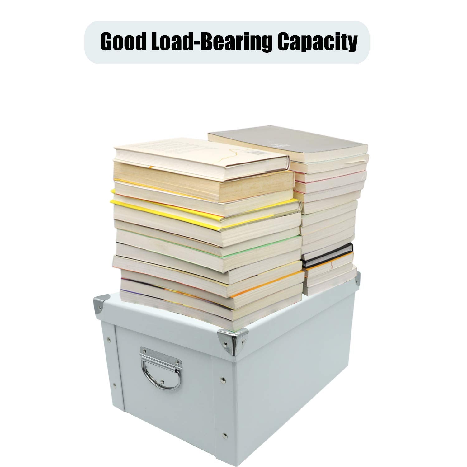 GUOZI Collapsible Storage Box – Decorative Cardboard Memory Bin with Lid