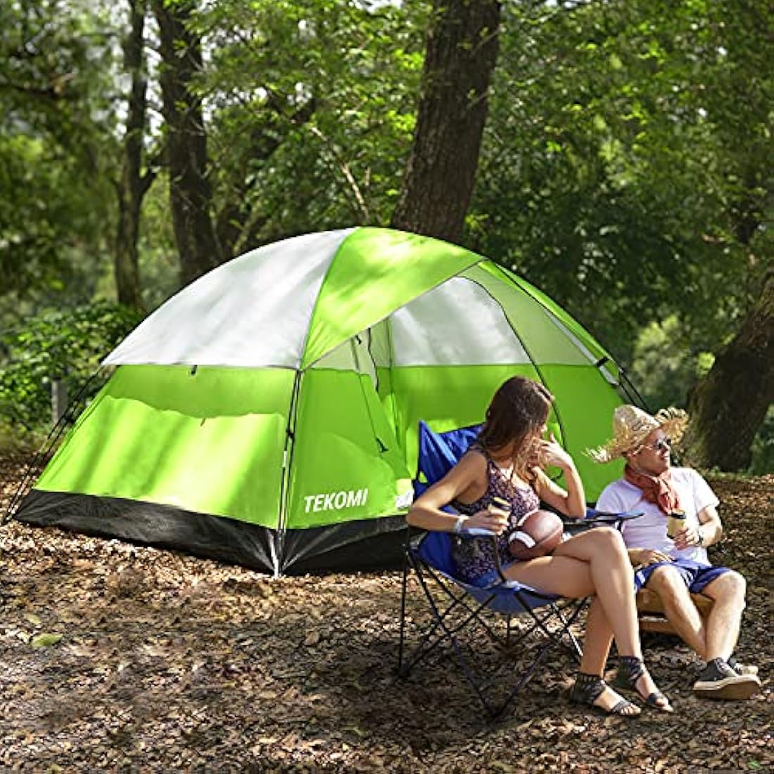 TEKOMI Waterproof 3-Person Dome Tent – Instant Setup Family Camping Tent