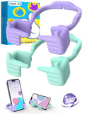 CALDEVER Shy Fingers Cell Phone Stand – Adjustable Desk Holder, 2-Pack