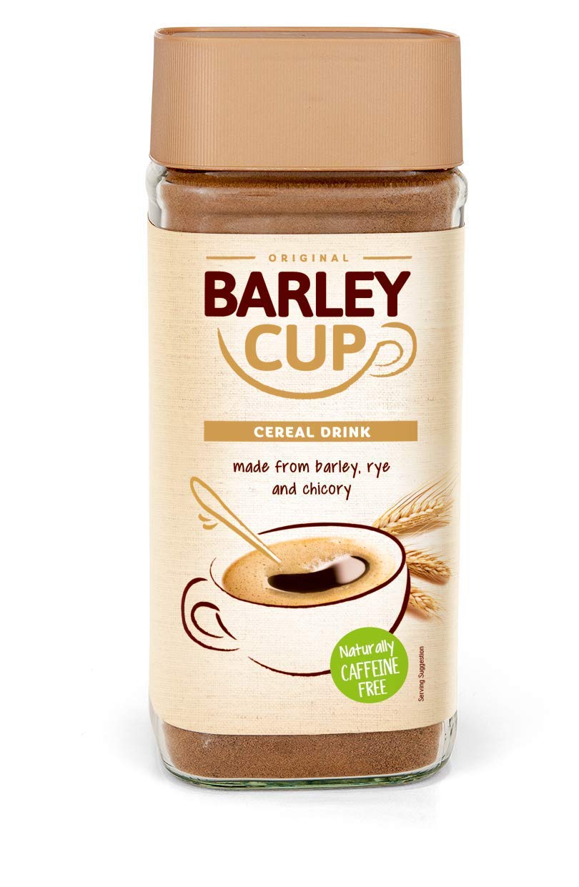 Barleycup Cereal Coffee Powder - Caffeine-Free Drink - 100g (Pack of 6)