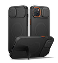 SURITCH Magnetic Case for iPhone 14/15 Plus – Shockproof Kickstand Cover