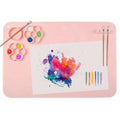 SOQKEEN Silicone Craft Mat | 24x16 Non-Stick Reusable Painting Sheet