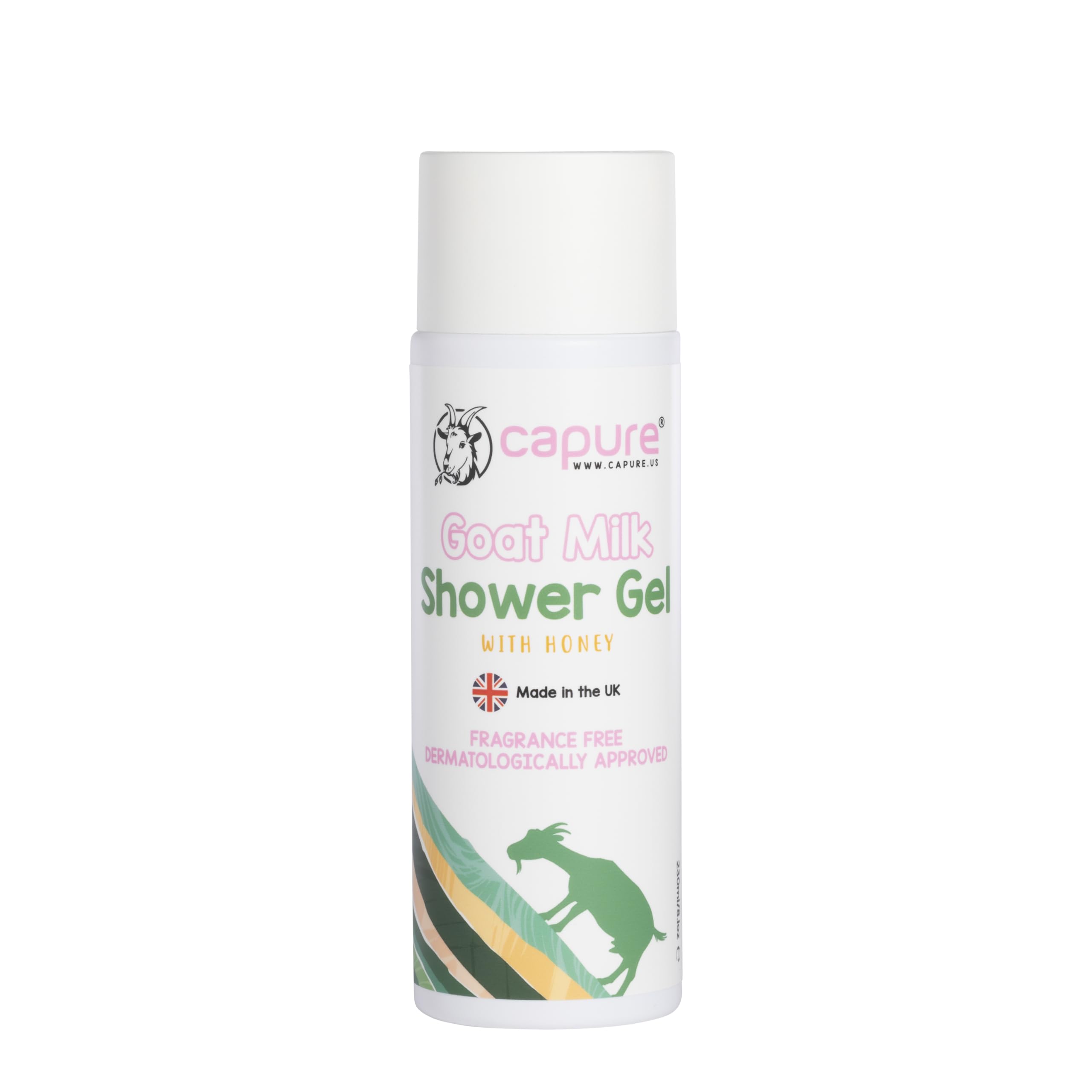 Goat Milk & Honey Shower Gel - Natural Hydrating Wash 230ml