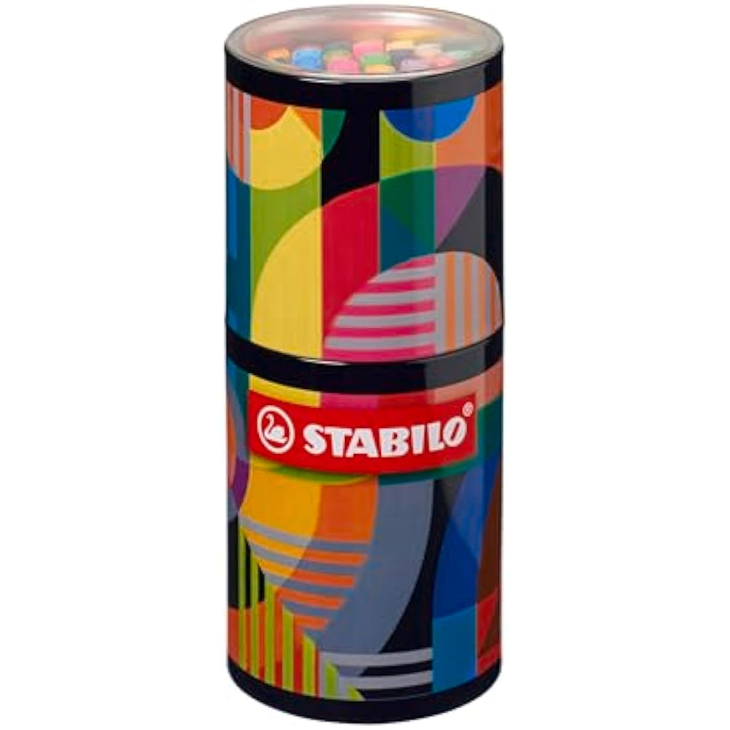 STABILO Pen 68 Premium Fibre-Tip Pens | ARTY Tin of 45 Assorted Colours