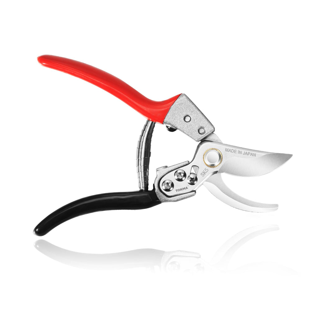 TONMA 8 Inch Japanese SK5 Steel Garden Shears | Ergonomic Pruning Scissors