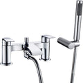 Hapilife Waterfall Bath Mixer Tap with Handheld Shower Head | Chrome Brass