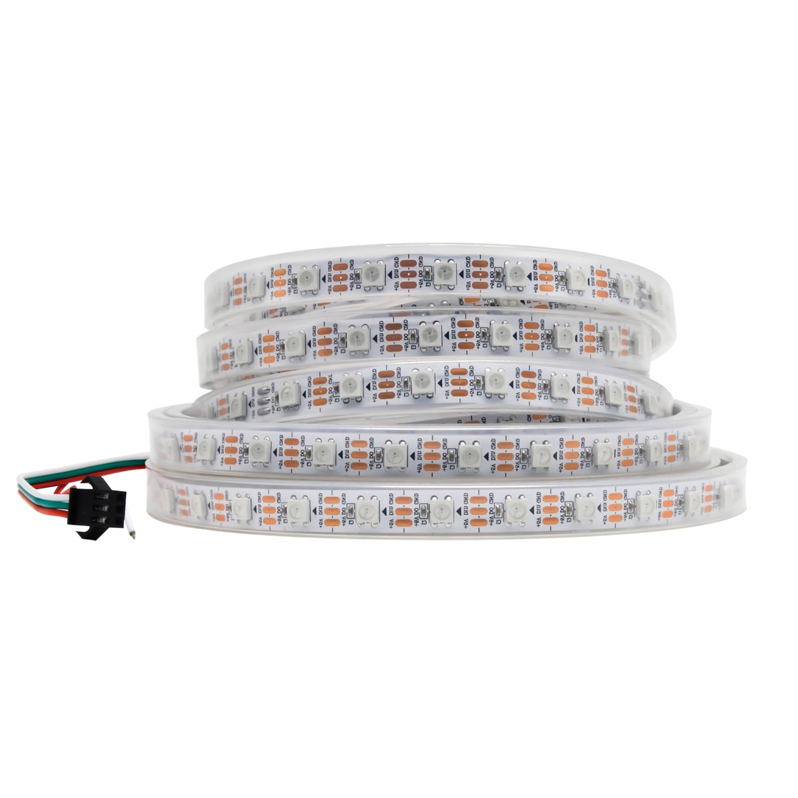 Icever WS2812B Individually Addressable RGB LED Strip - 16.4FT Black PCB