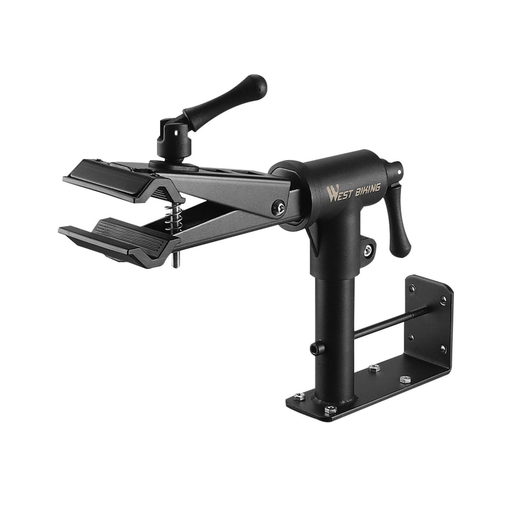 Mimoke 2-in-1 Bicycle Repair Stand | Carbon Steel Wall & Bench Mount