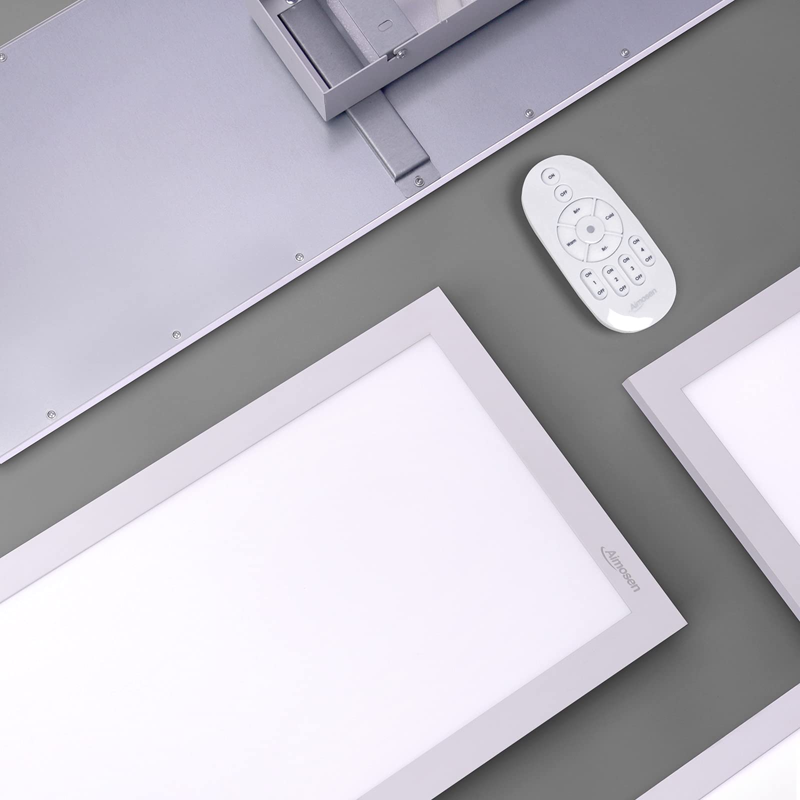 Aimosen LED Ceiling Light Panel – 100x25cm Dimmable Rectangular Lamp