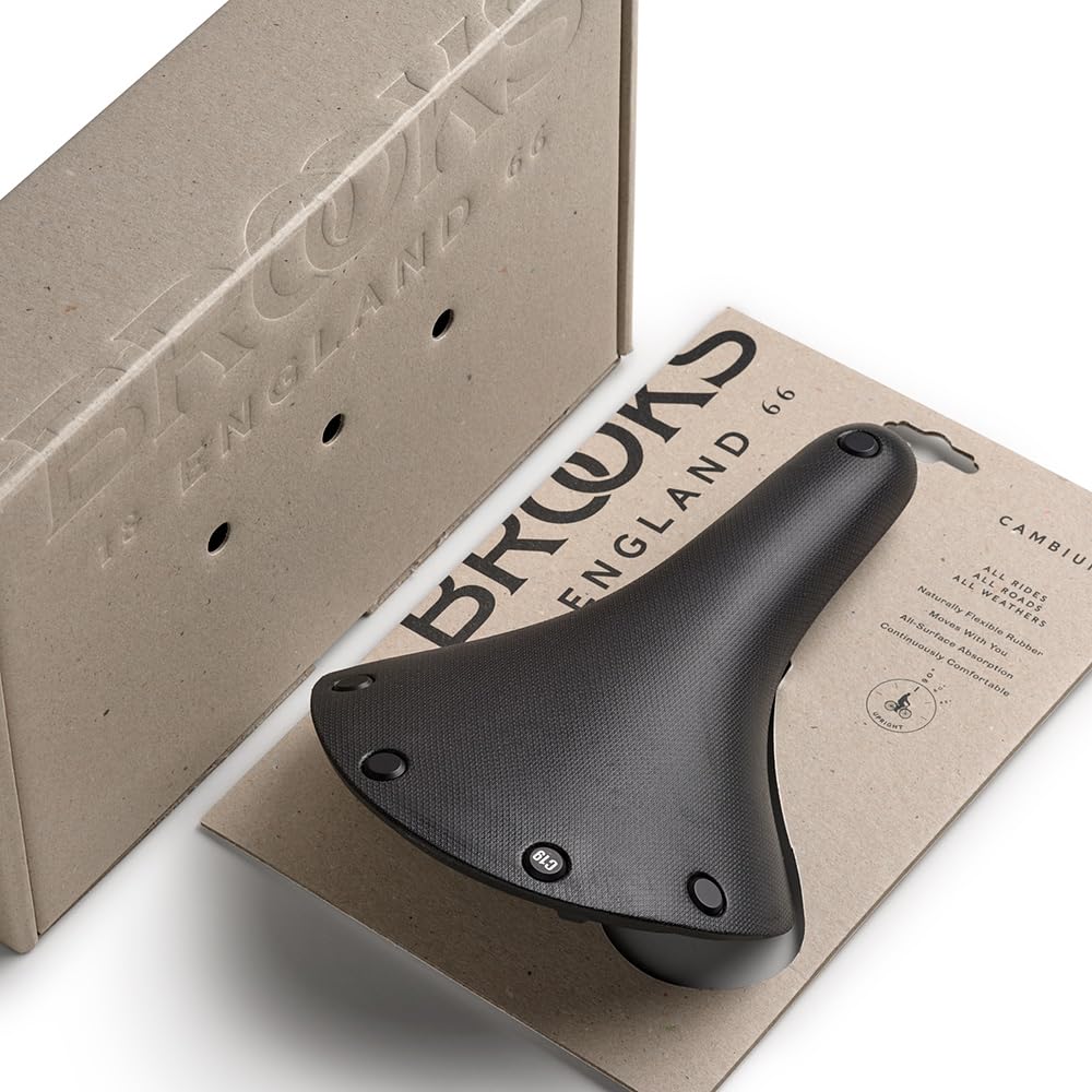 Brooks England C19 All Weather Bicycle Saddle | Waterproof Black