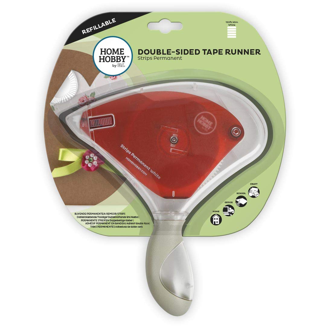 HomeHobby by 3L E-Z Runner Grand Permanent Adhesive Dispenser, 150ft