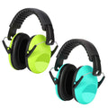 Kriogor 2 Pack Noise Cancelling Ear Defenders - Kids & Adults (Green)