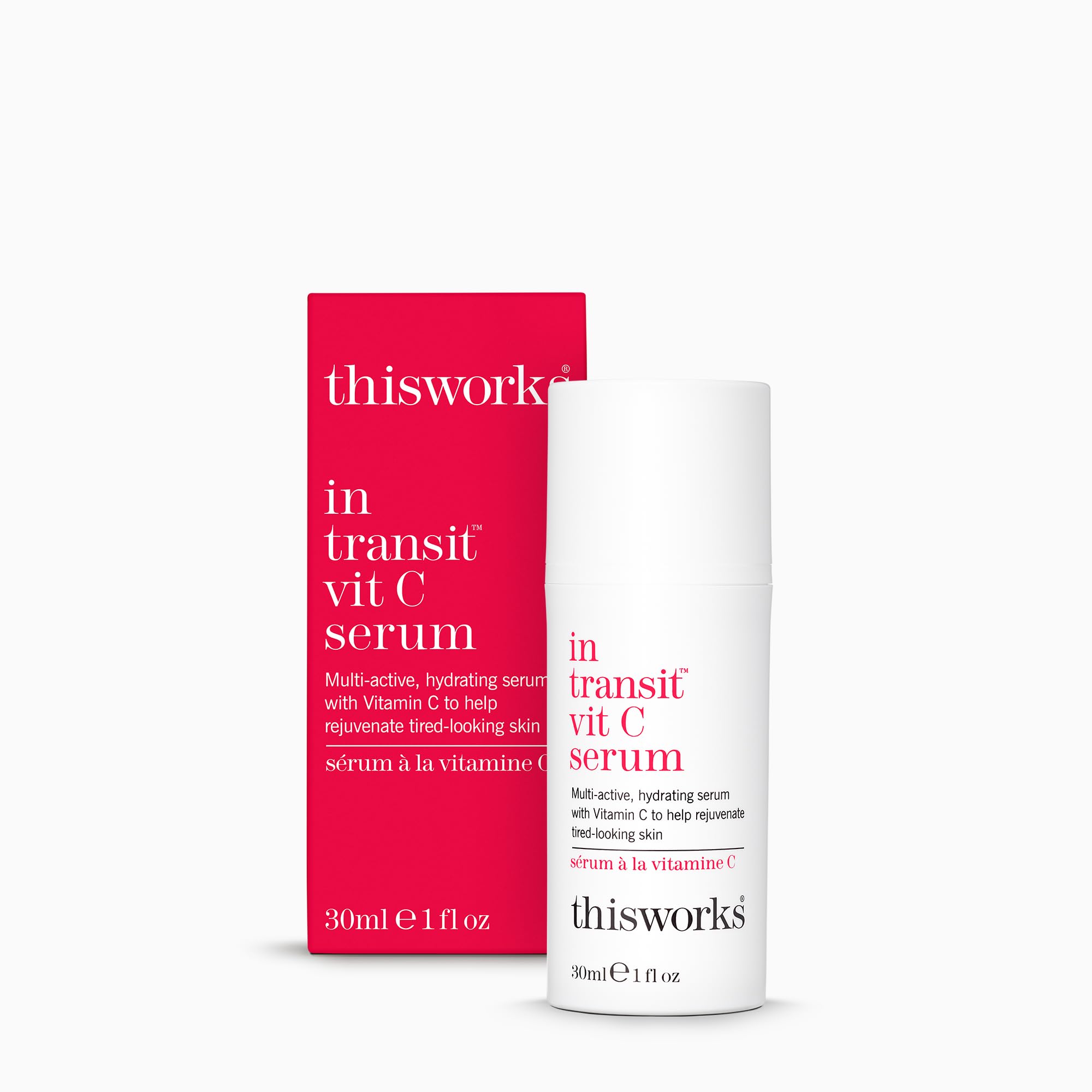 This Works In Transit Vitamin C Face Serum with Hyaluronic Acid - 30ml