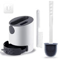 Hulameda Double-Headed Silicone Toilet Brush | Wall Mounted & Quick Drying