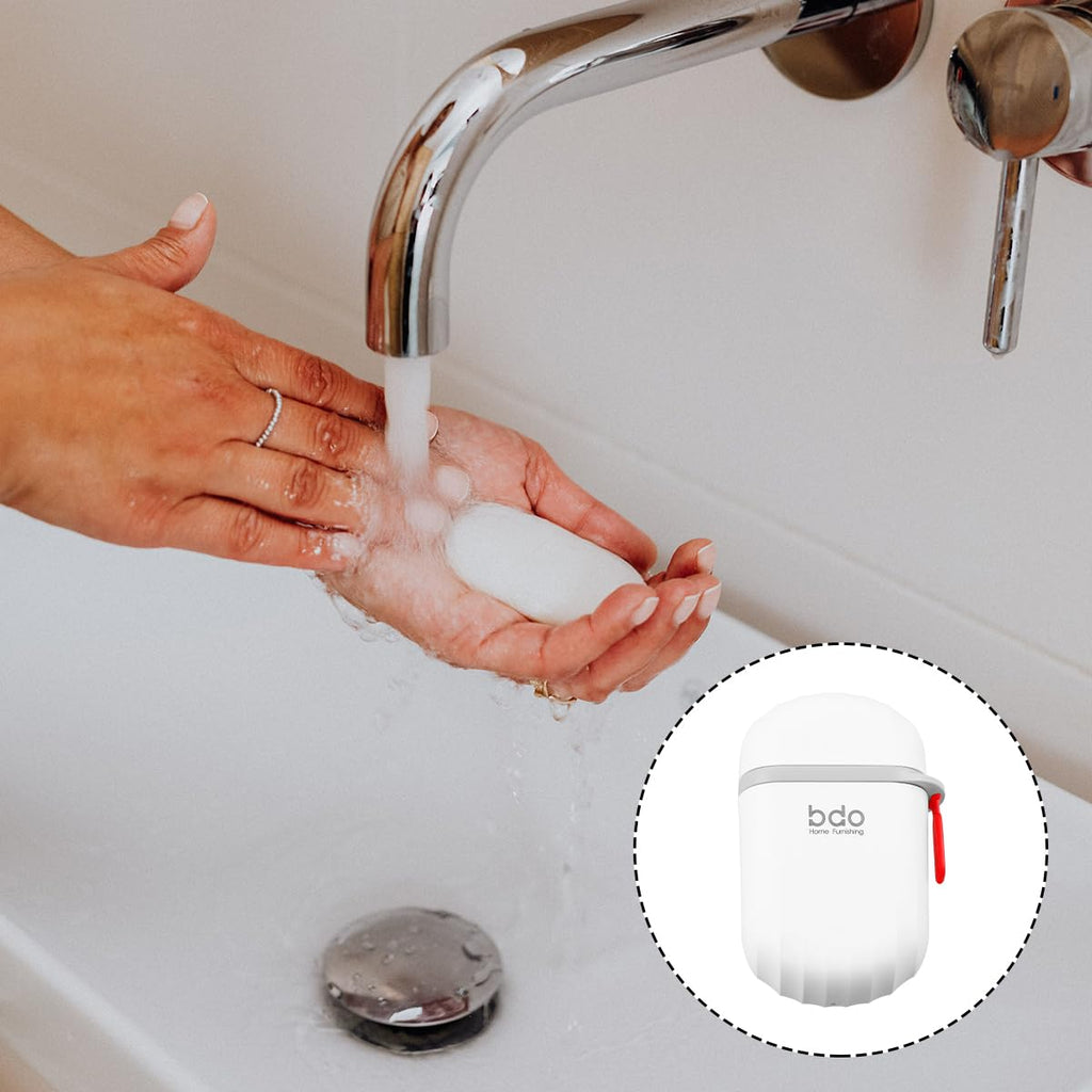GLADFRESIT Soap Case Portable Travel Soaps Box Dishes with Lid for Camp,Outdoor,Bathroom Shower,Easy Cleaning, 2309-12A - image 5