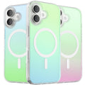 ORNARTO iPhone 17 MagSafe Case - Shockproof Rainbow Magnetic Cover