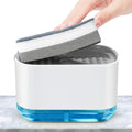 Alyvisun 2 in 1 Soap Dispenser, Dish Soap Dispenser with Sponge Holder