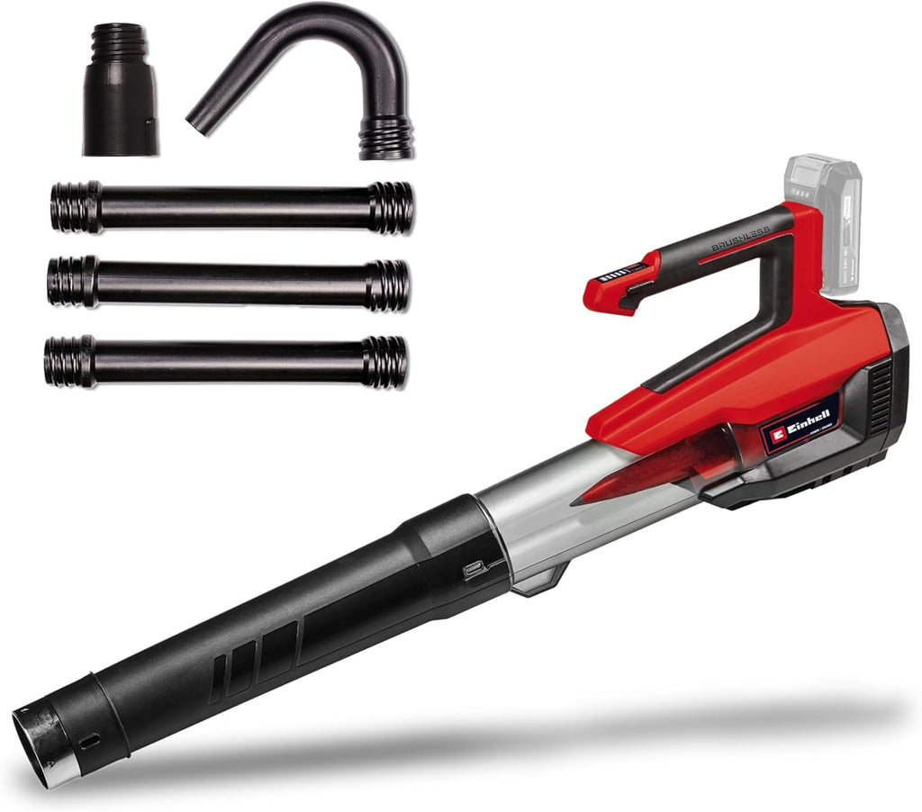 Einhell 18V Cordless Leaf Blower | Brushless Motor & Gutter Cleaning Set