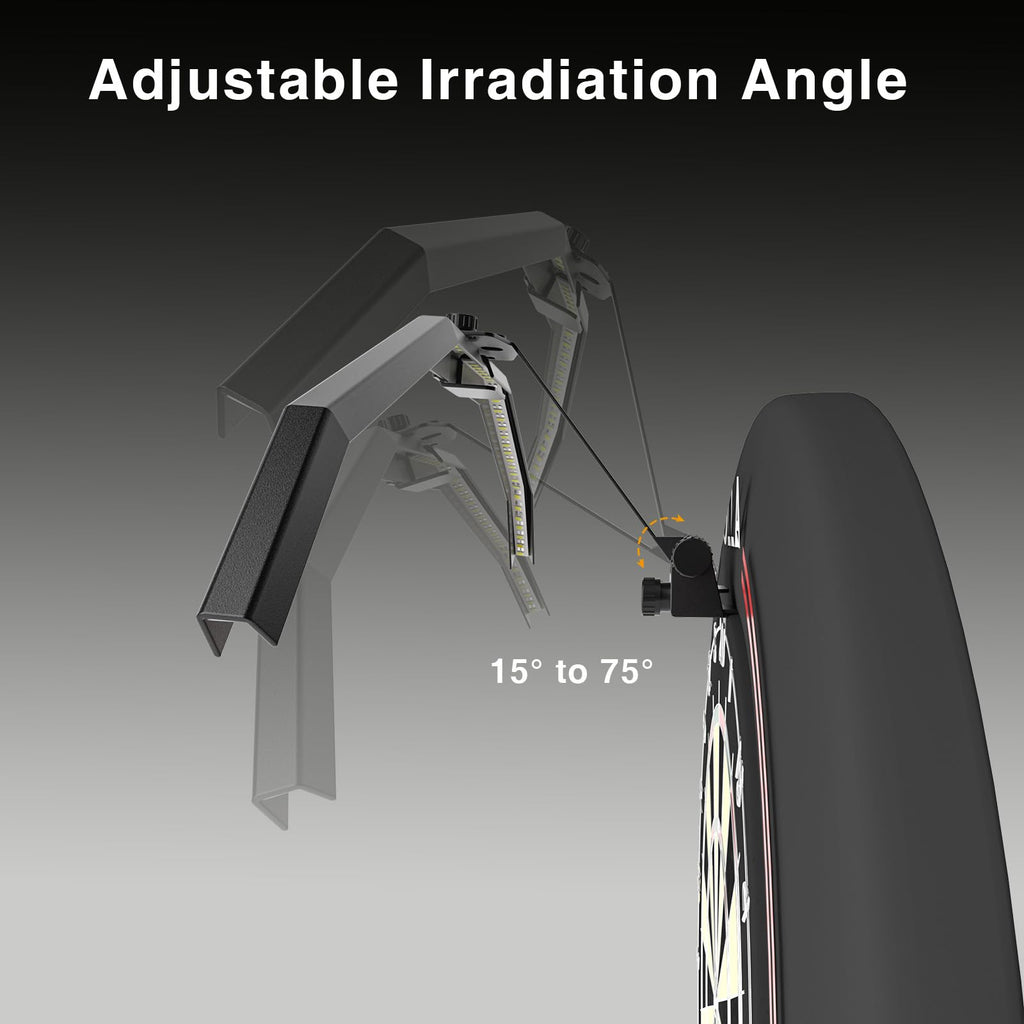 SOLLA LED Folding Dartboard Light – Portable TOR135 Lighting System