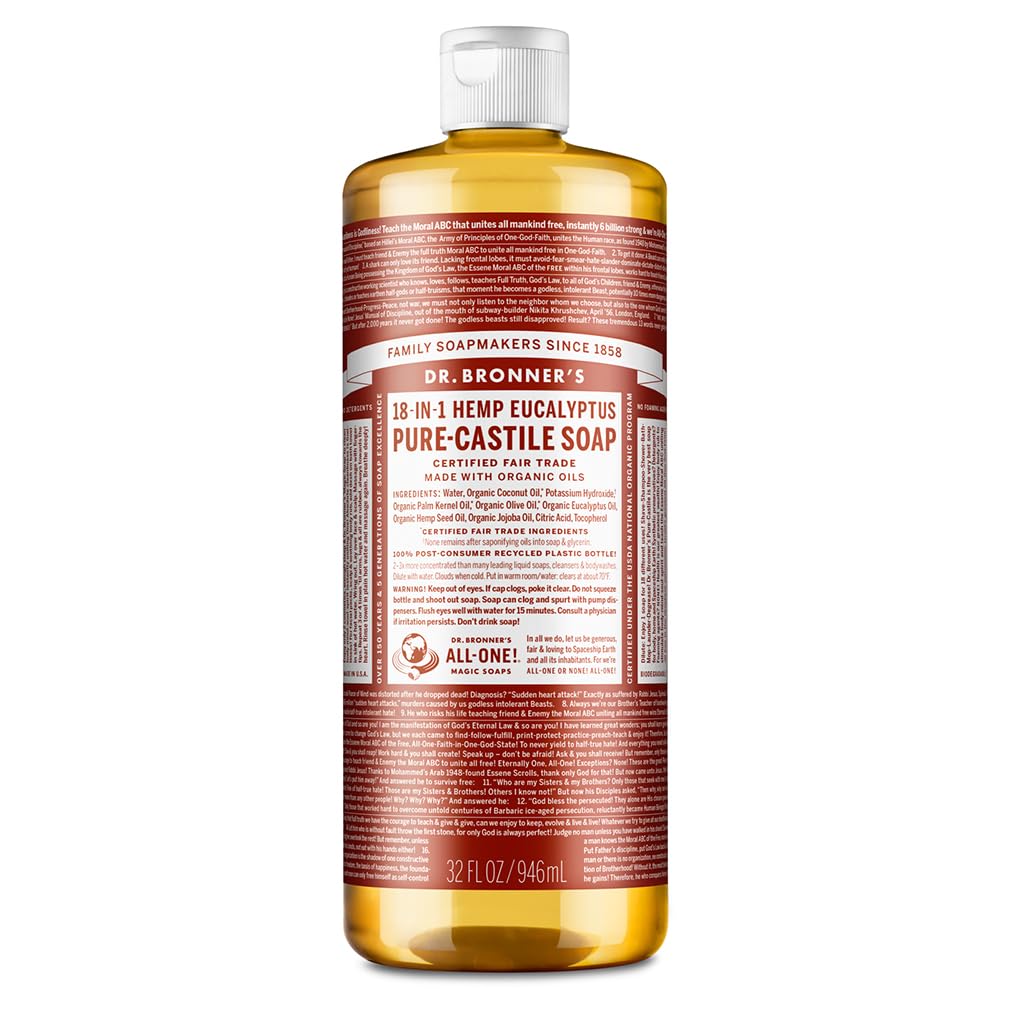 Dr. Bronner's Eucalyptus Pure-Castile Liquid Soap - Organic, 32oz