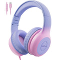 EarFun Kids Wired Type C Headphones | Foldable Stereo Headset with Mic