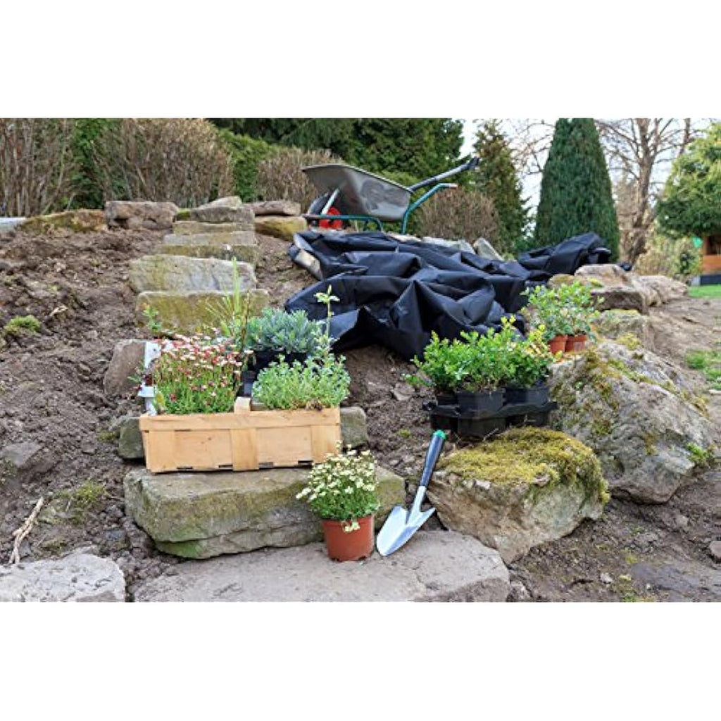 GardenMate 150gsm Weed Control Fabric – 1m x 50m Non-Woven Membrane