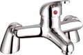 Veebath Chrome Bath Filler Tap | Modern Single Lever Shower Mixer