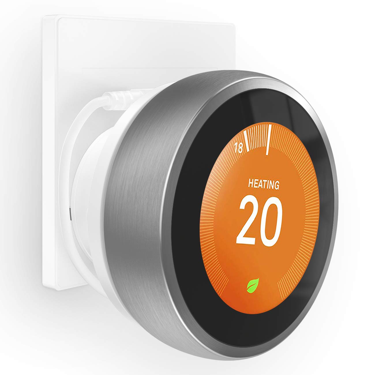 HOLACA Socket Holder for Nest Learning Thermostat 3rd Gen | Wall Mount