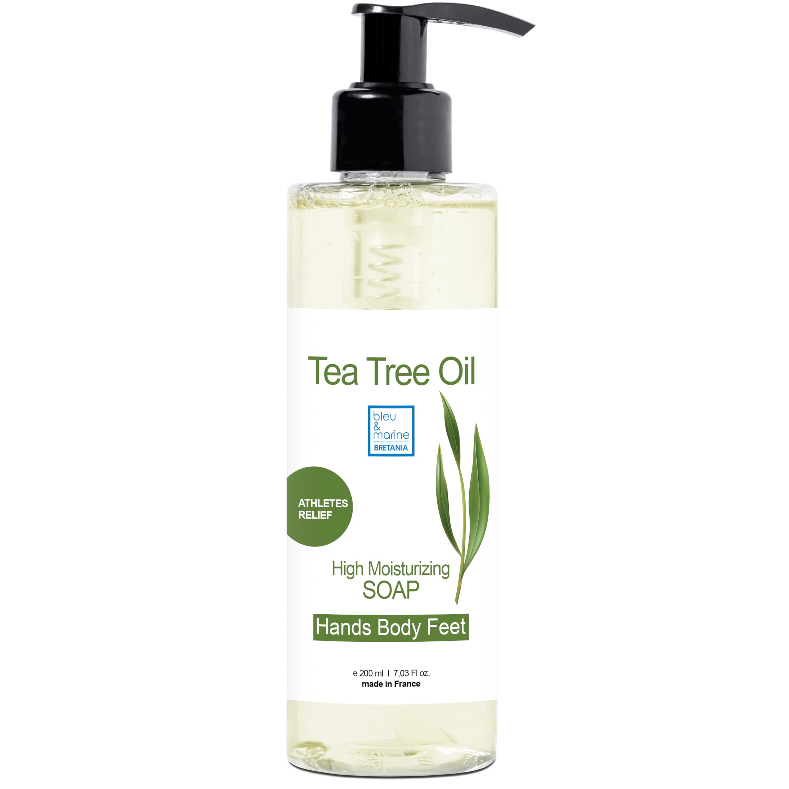 bleu & marine Bretania Tea Tree Body Wash, Shampoo & Face Wash – 200ml