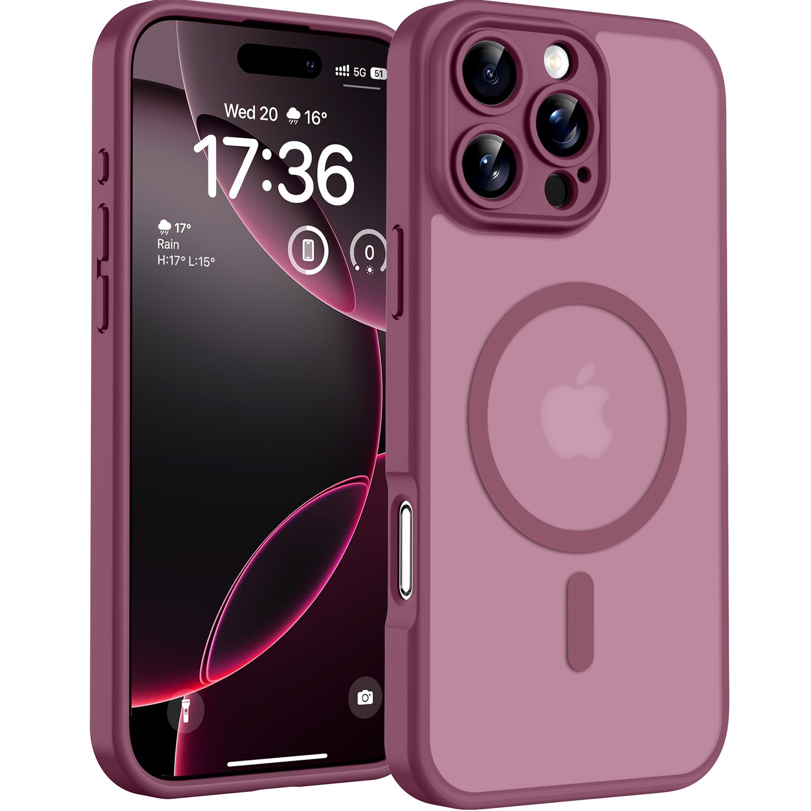 TOCOL iPhone 16 Pro Max Case | Magnetic MagSafe Military Grade Slim