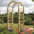 Rowlinson Round Top Garden Arch – Pressure Treated Wooden Timber