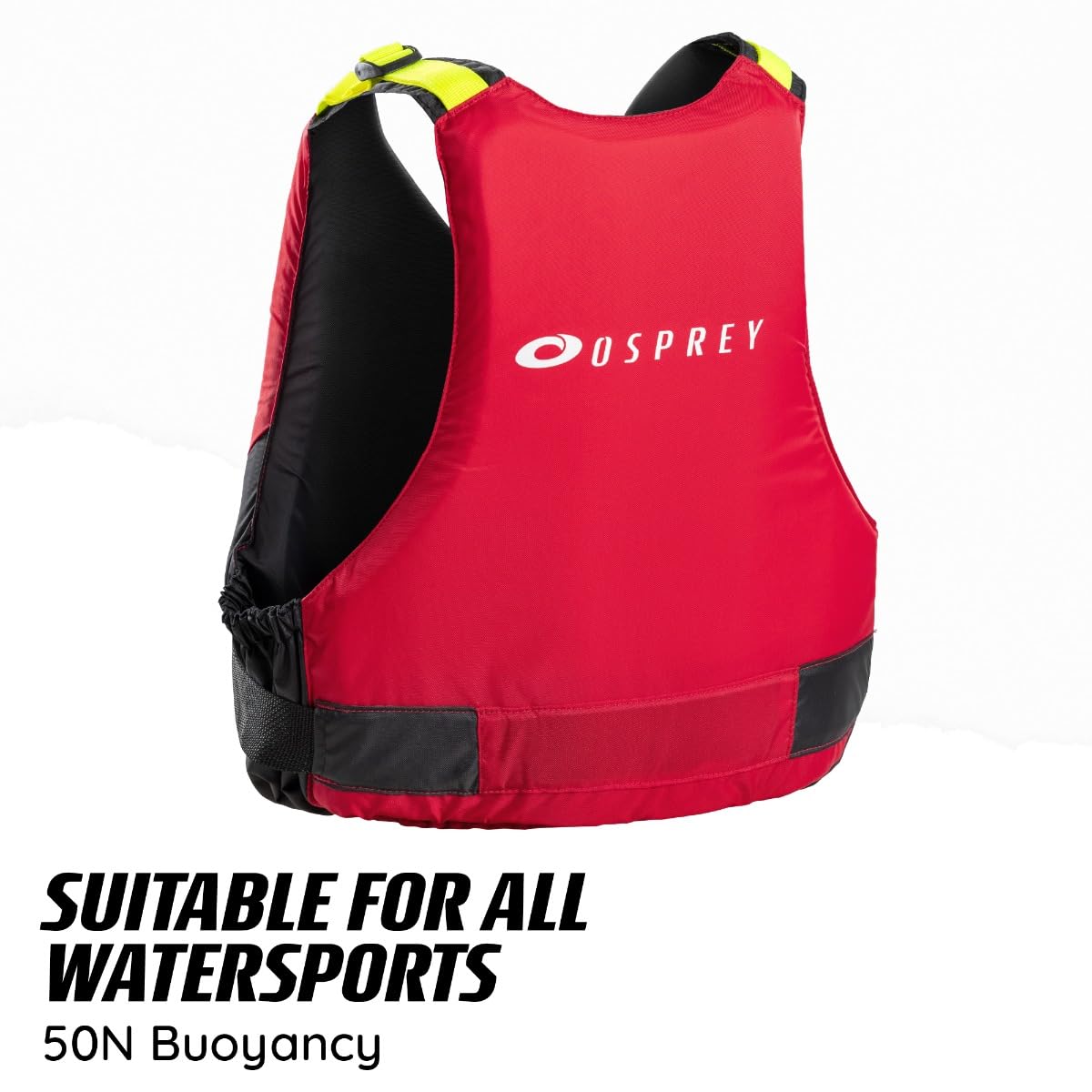 Osprey Adult 50N Buoyancy Aid - PFD Swim Vest for Kayaking - Red