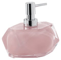 Gedy Chanelle Soap Dispenser – Pink Resin Modern Bathroom Accessory