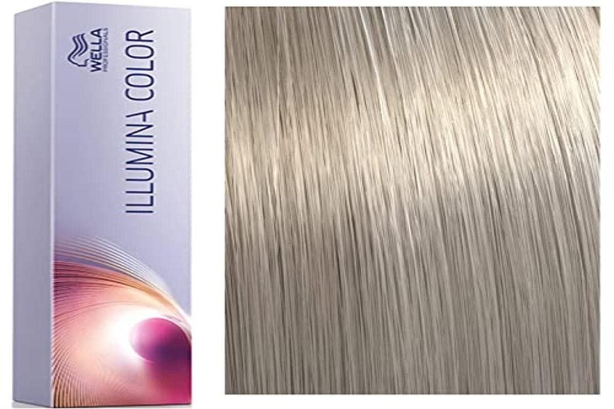 Wella Illumina Color 10/81 Lightest Pearl Ash Blonde Hair Dye 60ml