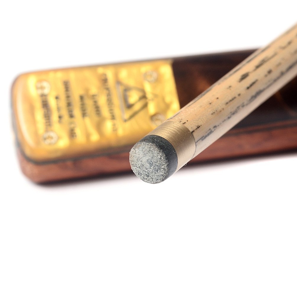 CUESOUL 57" Handcrafted 3/4 Snooker Cue - Ash Wood with Leatherette Bag