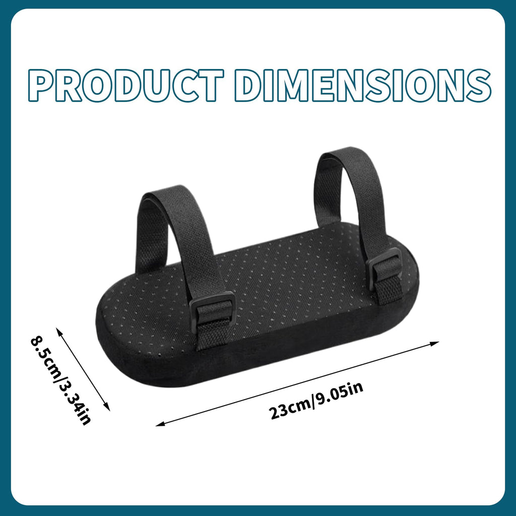 2 Pack Ergonomic Office Chair Armrest Pads, Memory Foam Arm Covers - image 2