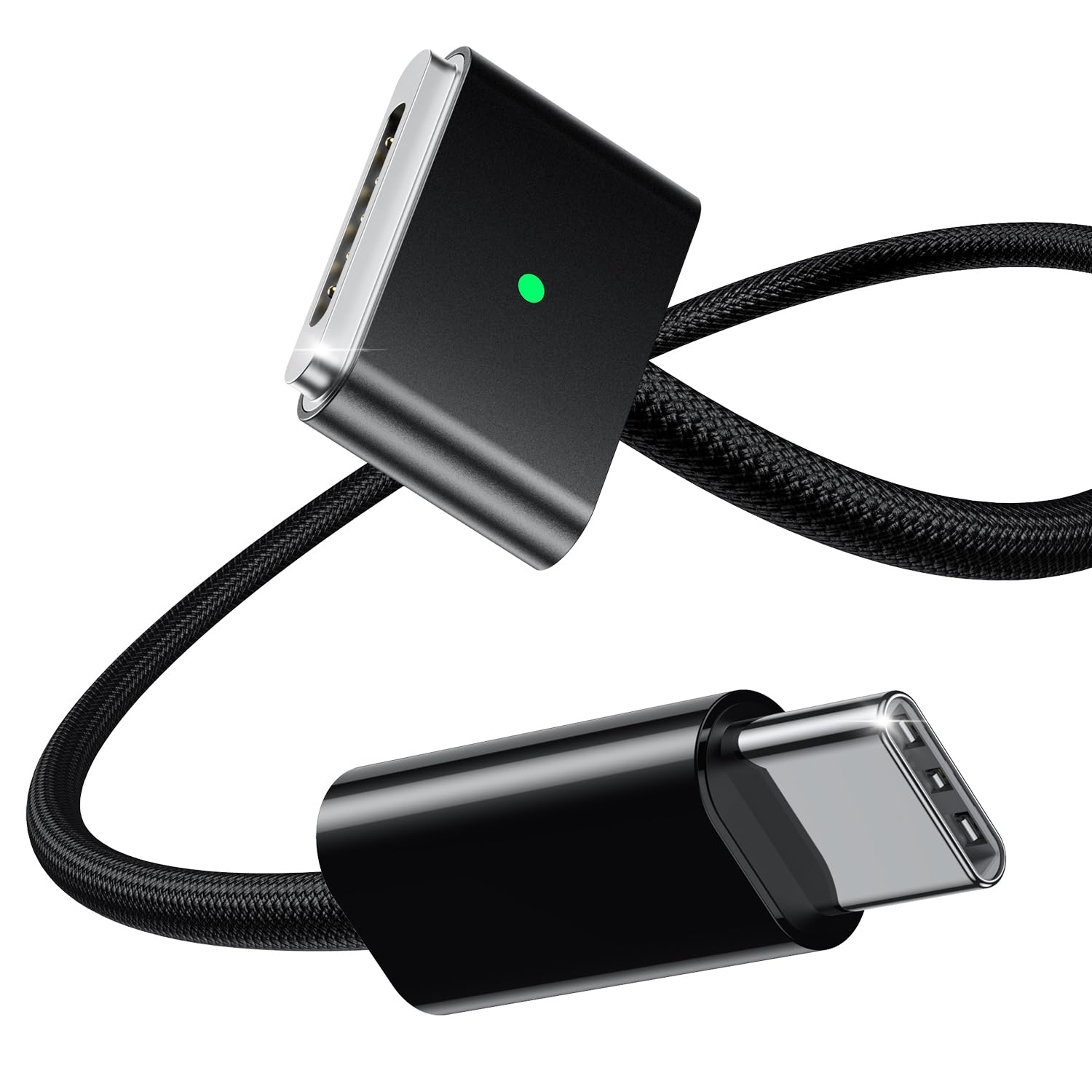 Stouchi USB-C to Magnetic 3 Cable | 140W Fast Charging Cord for MacBook, 2M