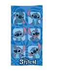 Disney Stitch Beach and Bath Towel - 100% Polyester - 70 x 140 cm