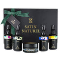 Satin Naturel Organic Hair & Body Oil Gift Set – 5-Piece Vegan Skincare Kit