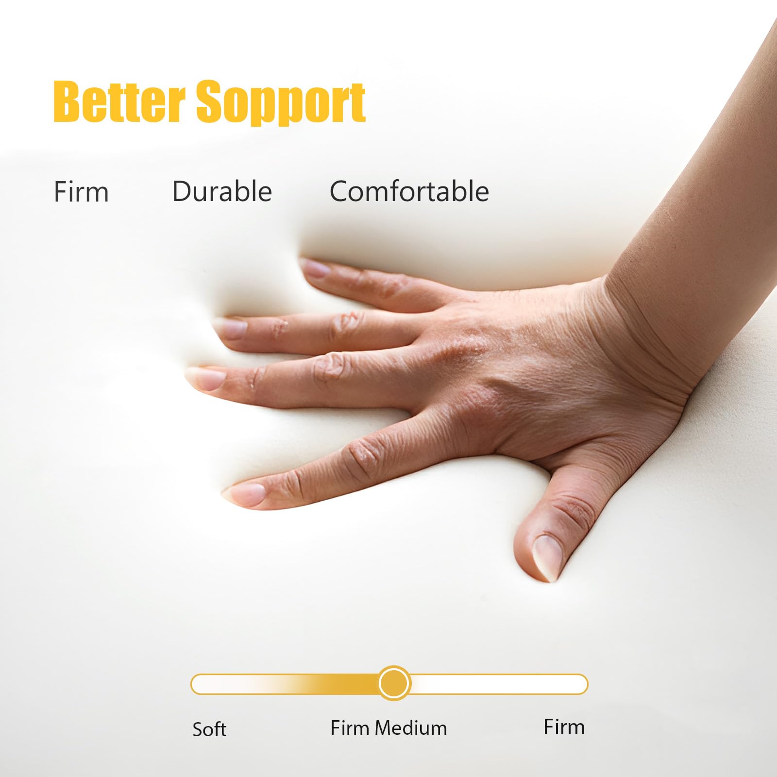 MeMoreCool Tri-Fold Mattress | 10cm Thick Single Foam Guest Sleeping Mat