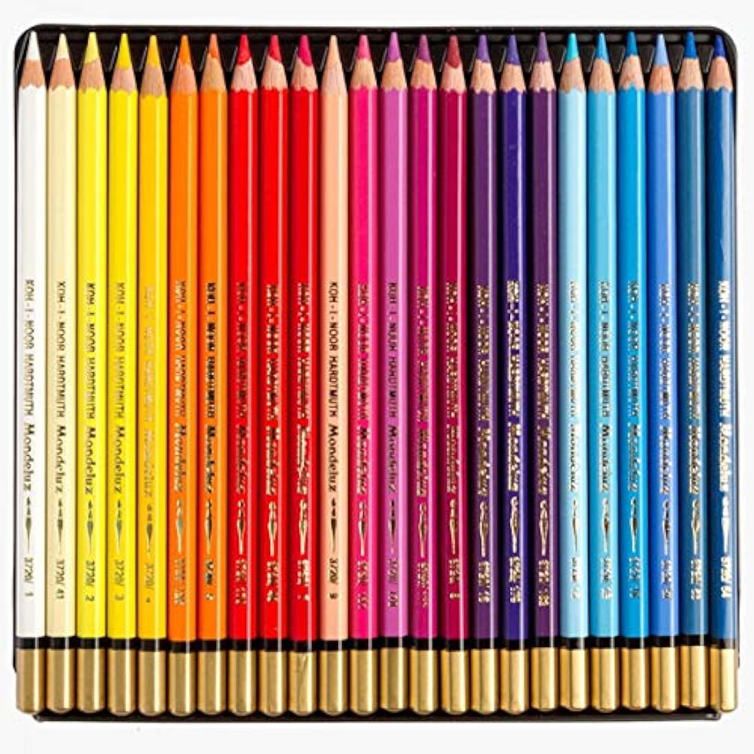 Koh-I-Noor Mondeluz Watercolor Pencils – Assorted Colors, Set of 48