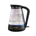 Morphy Richards Glass Kettle – 1.7L Rapid Boil with Blue Illumination