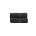 Christy Supreme Hygro Hand Towels Set | 100% Supima Cotton | Graphite