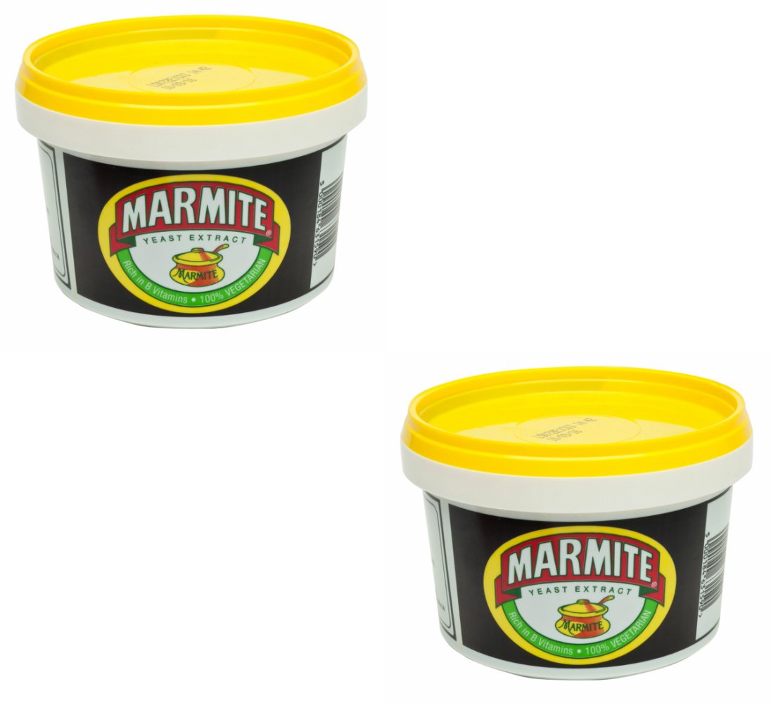 Marmite Yeast Extract Savory Spread 600g Tub – Pack of 2 (1.2kg Total)