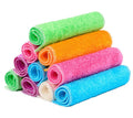 Bamboo Dish Cloths | 10 Pack Absorbent Kitchen Towels