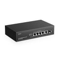 YuLinca 6 Port Gigabit PoE Switch | 65W 802.3af/at | Fanless Unmanaged