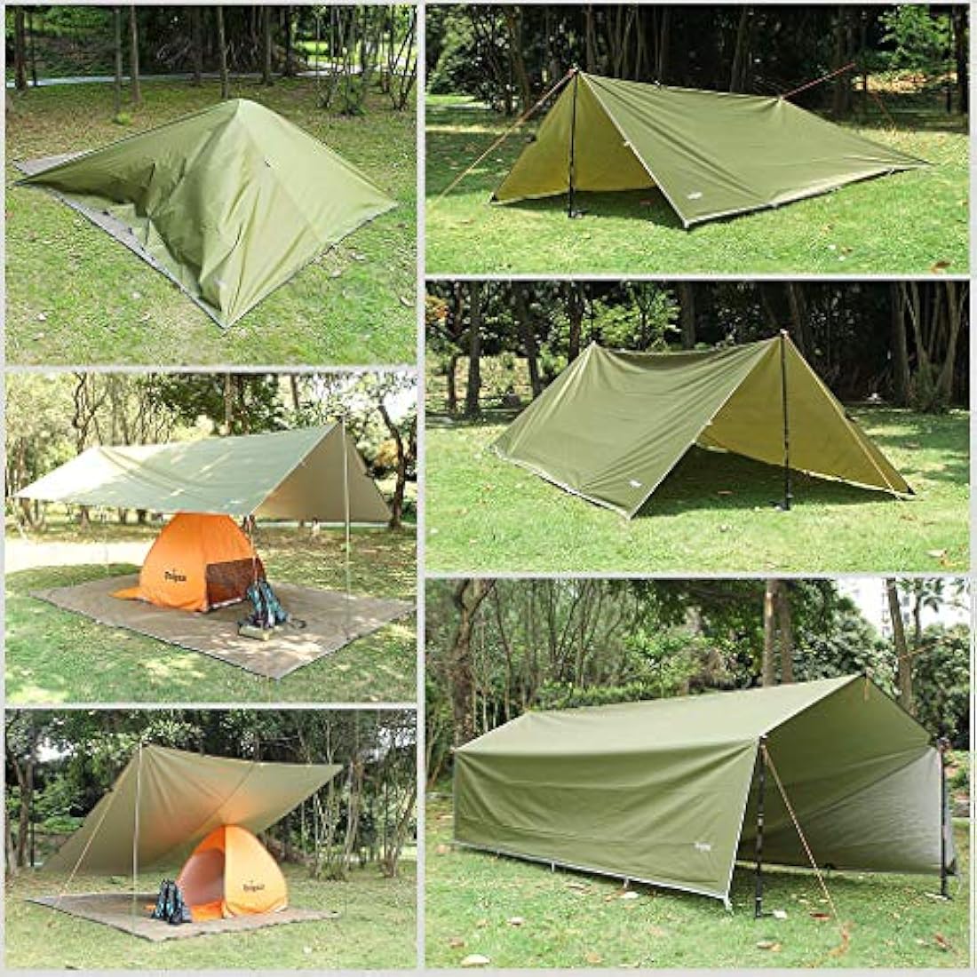 Unigear Waterproof Rain Fly Tarp | Lightweight Camping Tent Shelter